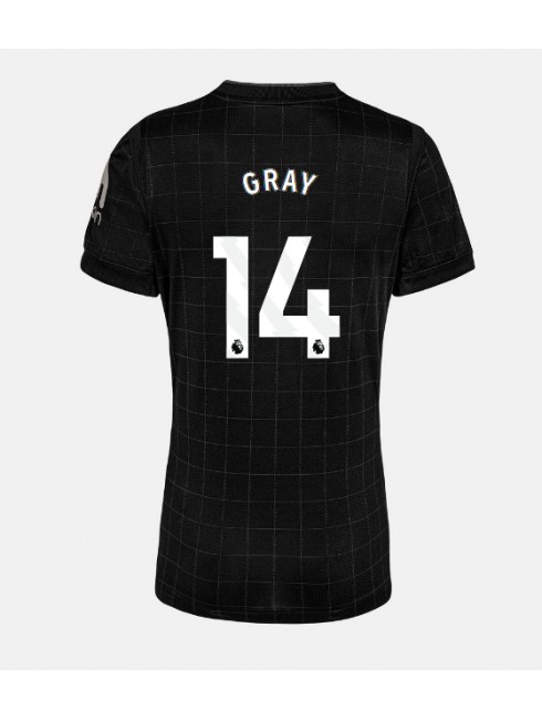 Tottenham Hotspur Archie Gray #14 Replika Borta Kläder Dam 2025-26 Kortärmad Tottenham Hotspur Archie Gray #14 Replika Borta Kläder Dam 2025-26 Kortärmad